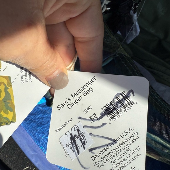 NWT Kalencom New Orleans Camo Diaperbag/Messenger Bag. Daddy Diaper Bag - Picture 15 of 16